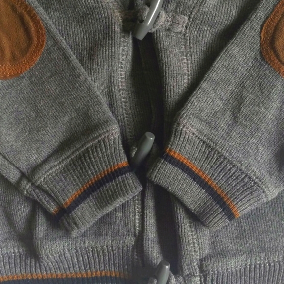 little rebel shawl collar grandpa toggle button cardigan sweater 18-24 months - Picture 7 of 9